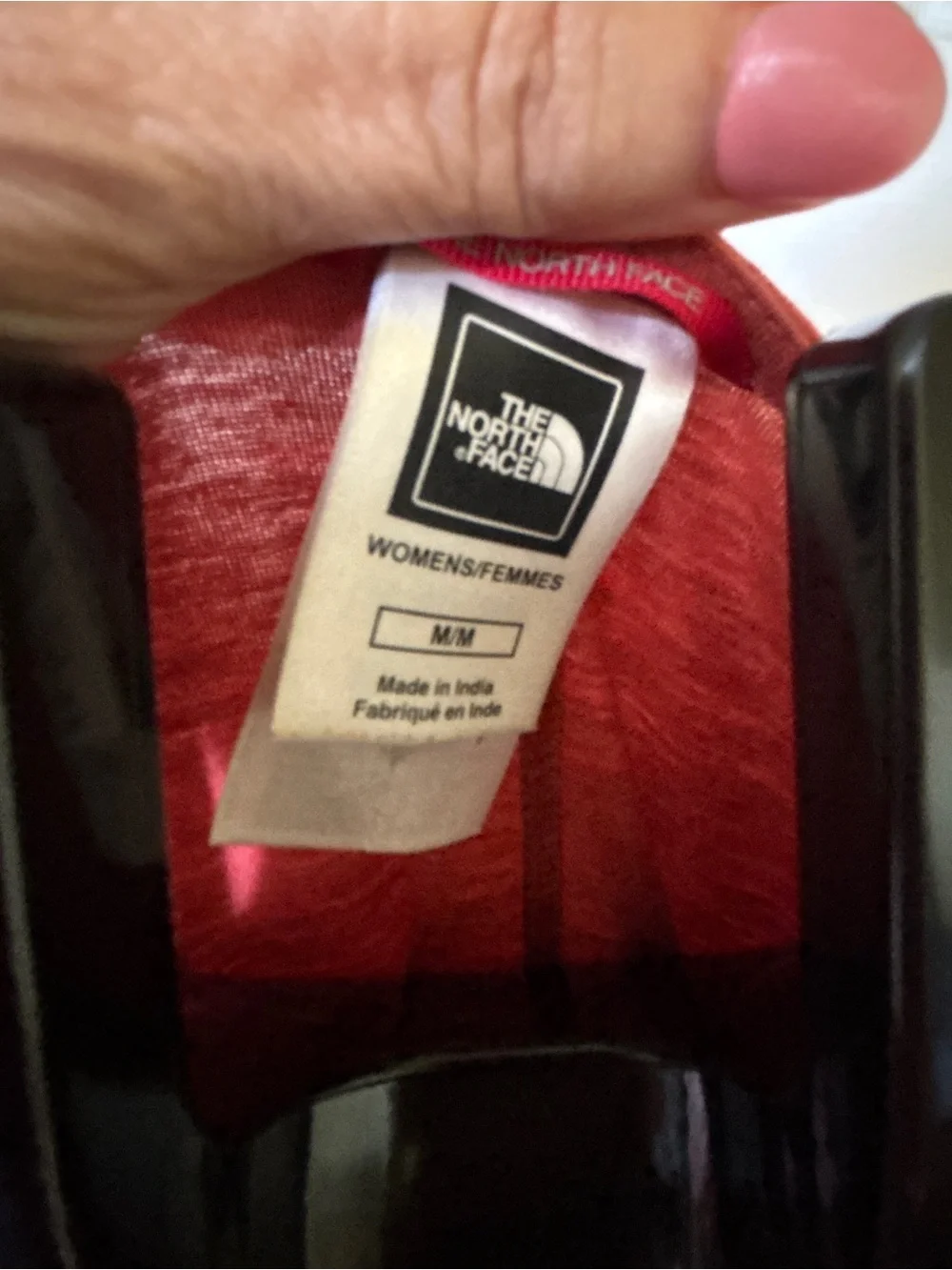 The North Face Rust Red Wrap-Style Midi Dress with Floral Accent - Picture 5 of 7